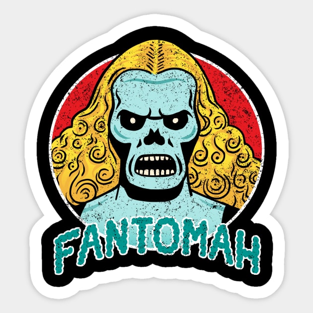 Fantomah Simple Skull Sticker by Angel Robot